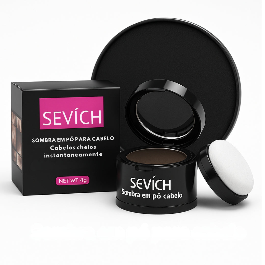 Compre 1 leve 2 - Maquiagem Capilar em Pó Sevích - Prova D'Água ✅