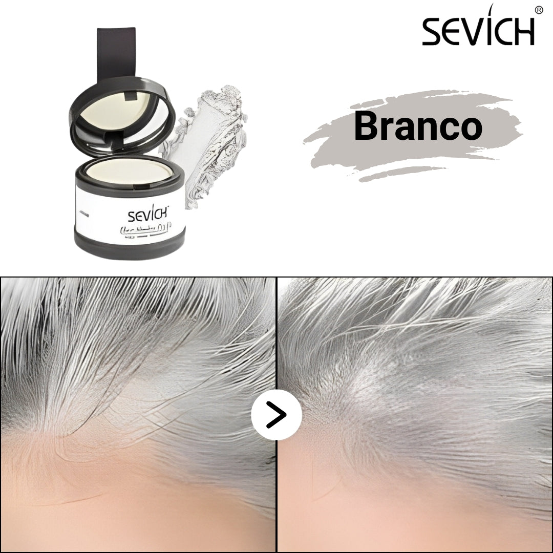 Compre 1 leve 2 - Maquiagem Capilar em Pó Sevích - Prova D'Água ✅