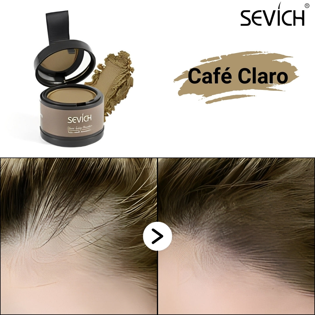 Compre 1 leve 2 - Maquiagem Capilar em Pó Sevích - Prova D'Água ✅