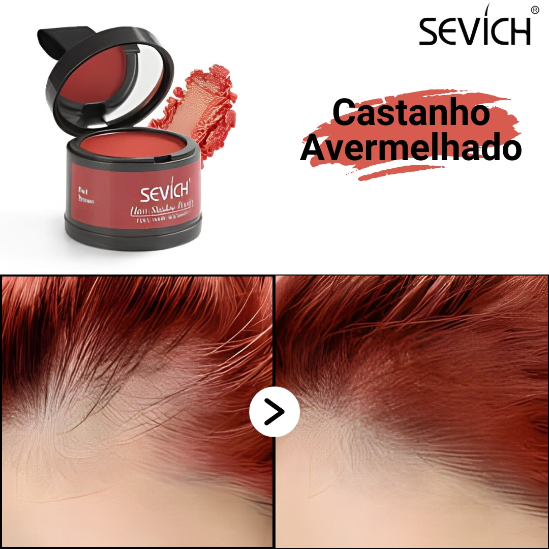 Compre 1 leve 2 - Maquiagem Capilar em Pó Sevích - Prova D'Água ✅