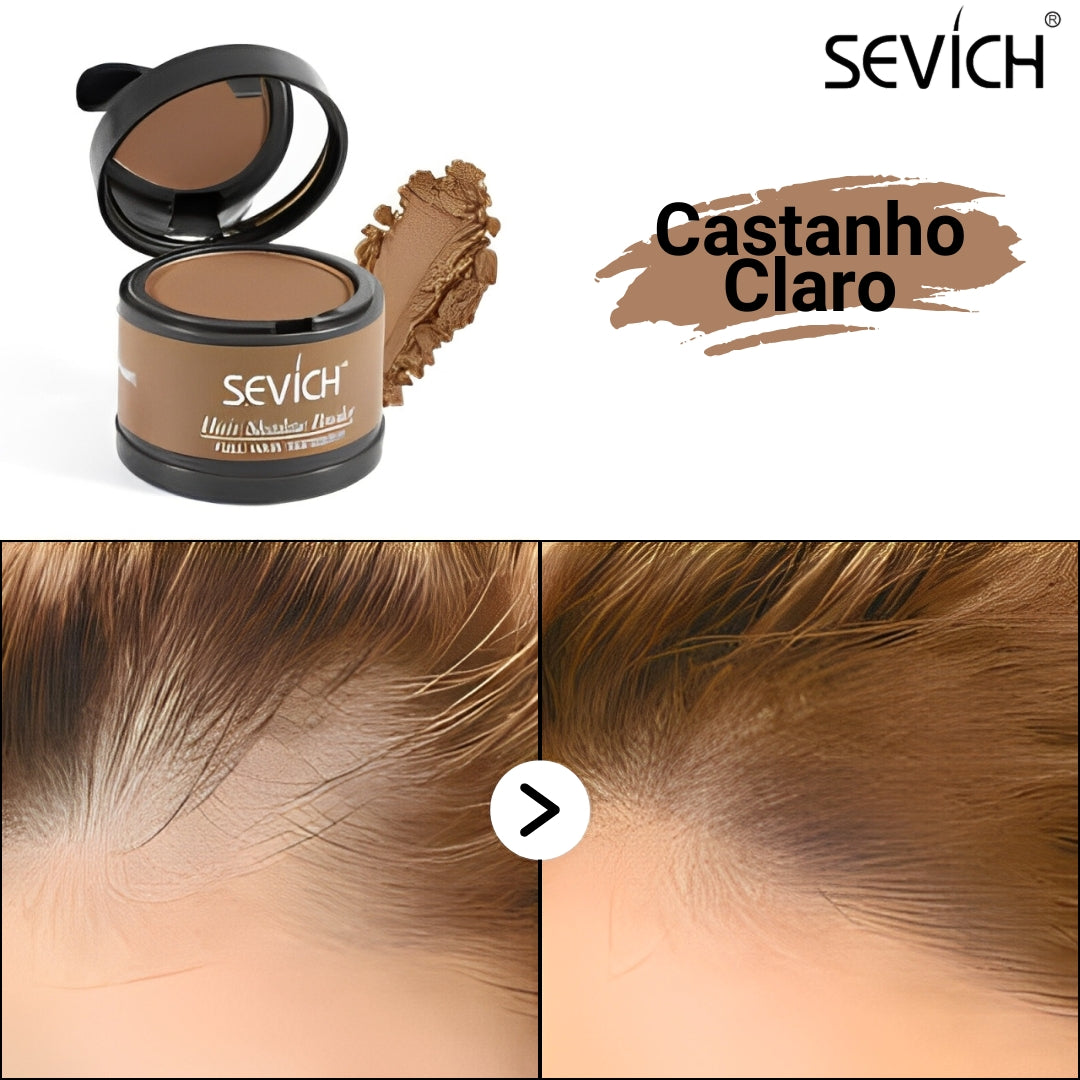 Compre 1 leve 2 - Maquiagem Capilar em Pó Sevích - Prova D'Água ✅