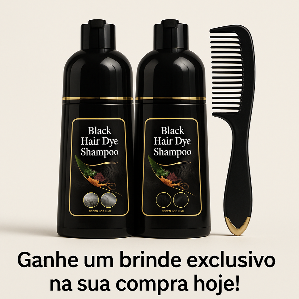 Compre 1 leve 2 - Shampoo Tonalizante Botânico Natural + Pente premium de brinde