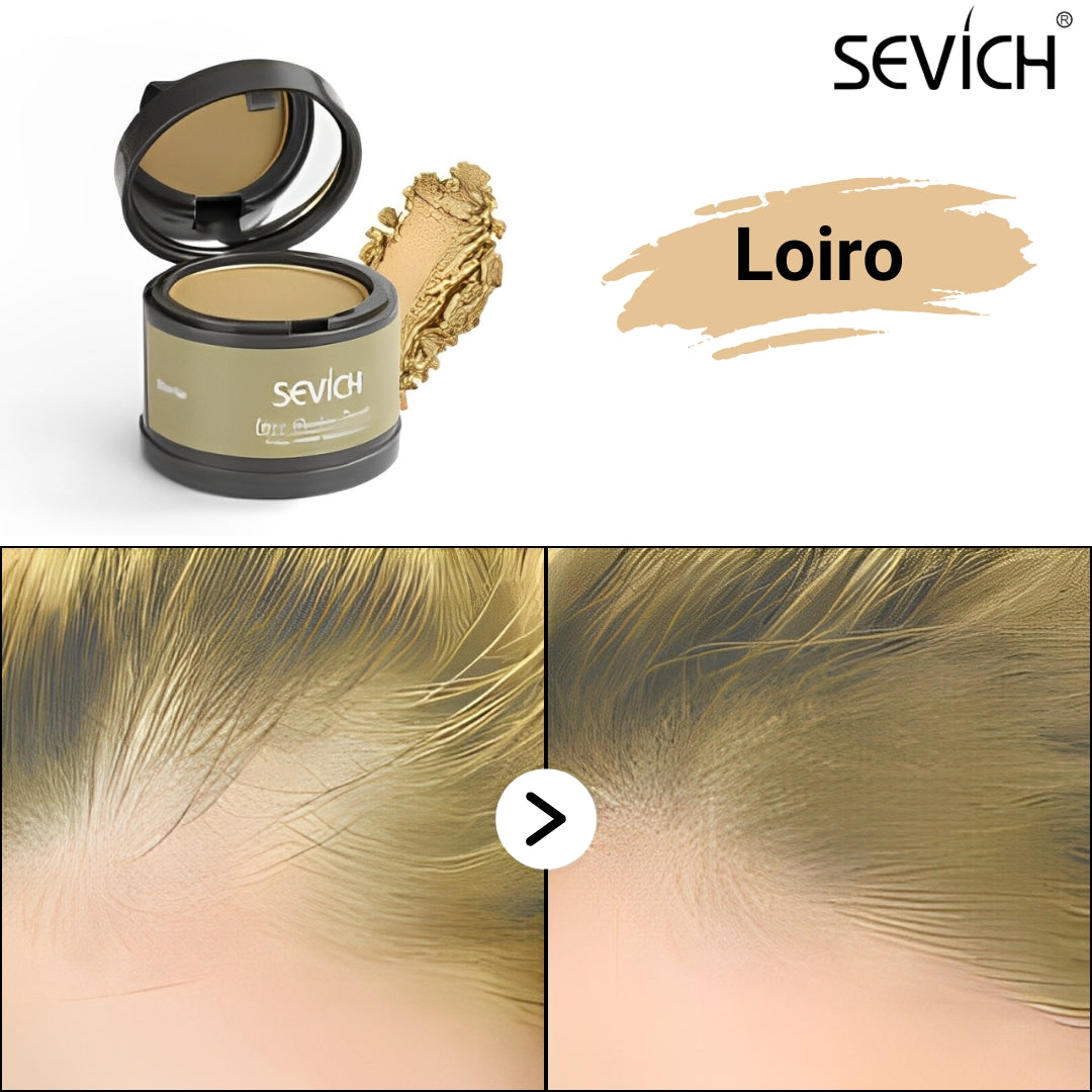Compre 1 leve 2 - Maquiagem Capilar em Pó Sevích - Prova D'Água ✅