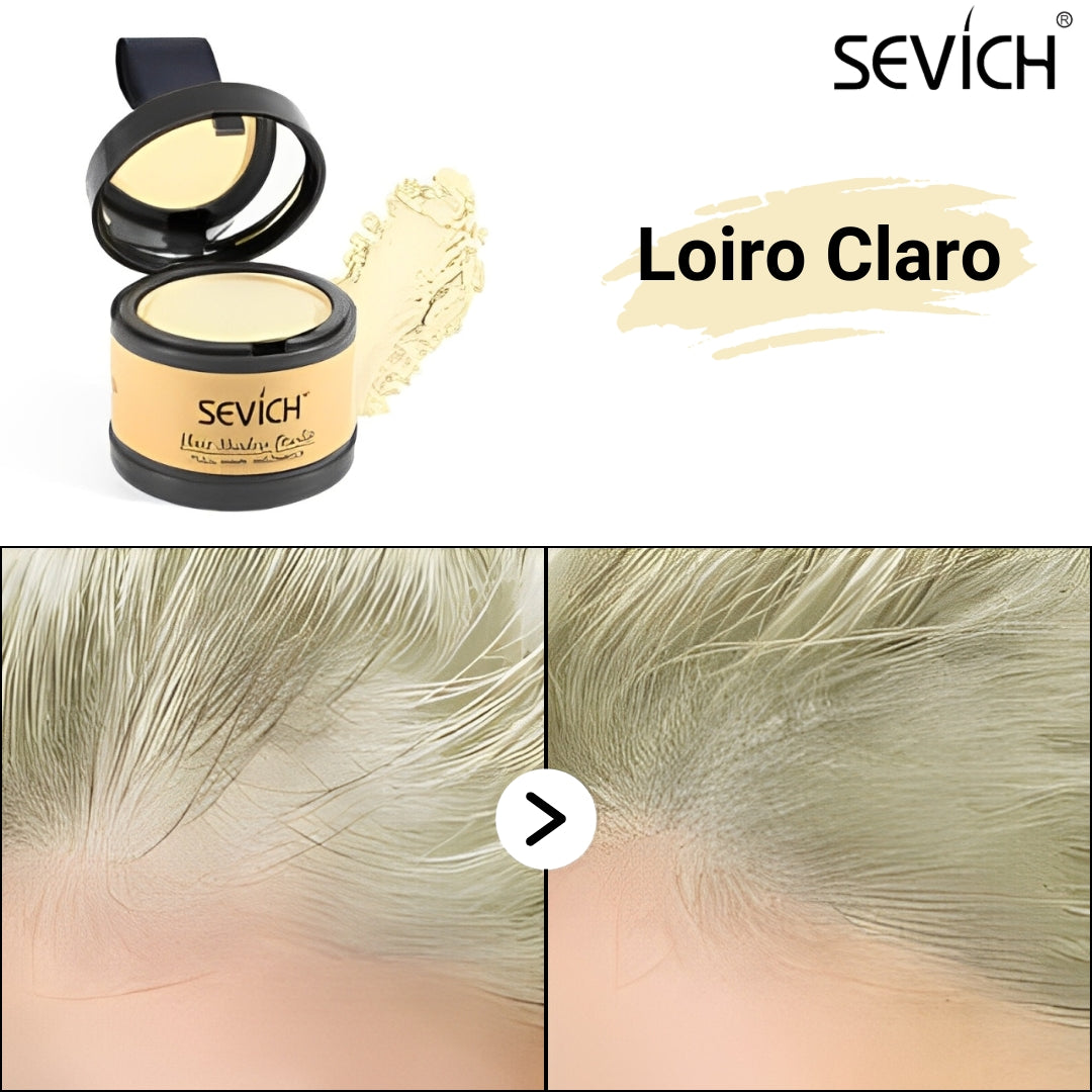 Compre 1 leve 2 - Maquiagem Capilar em Pó Sevích - Prova D'Água ✅