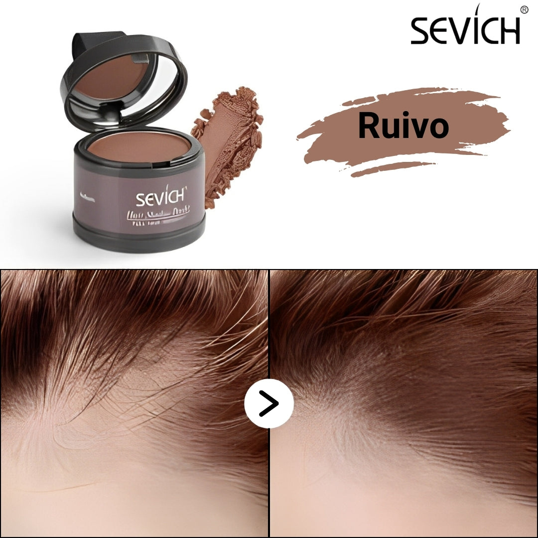 Compre 1 leve 2 - Maquiagem Capilar em Pó Sevích - Prova D'Água ✅