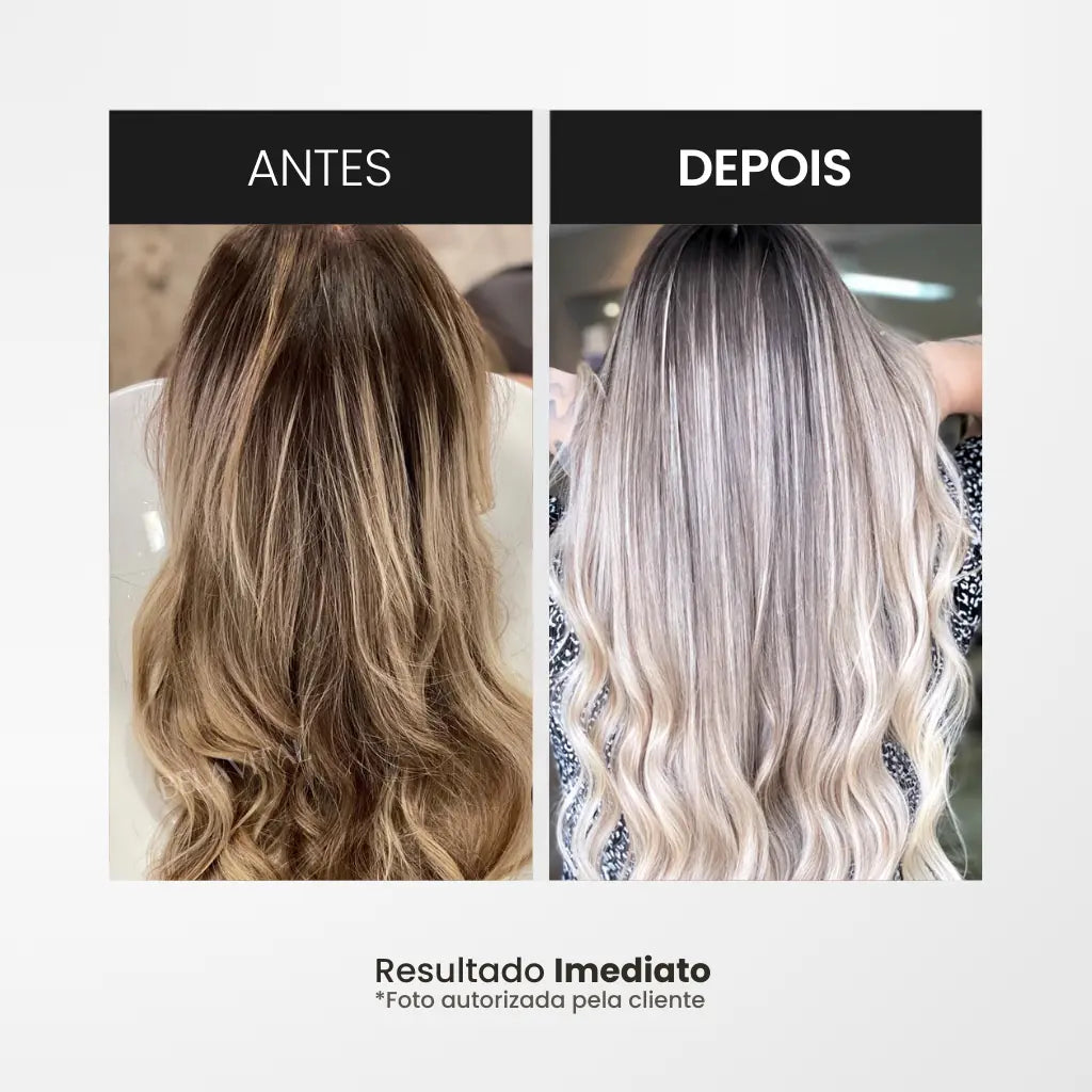 Kit para cabelos loiros - Máscara Karseell Roxa Original 500ml + Óleo de Argan + Touca de Cetim de Brinde