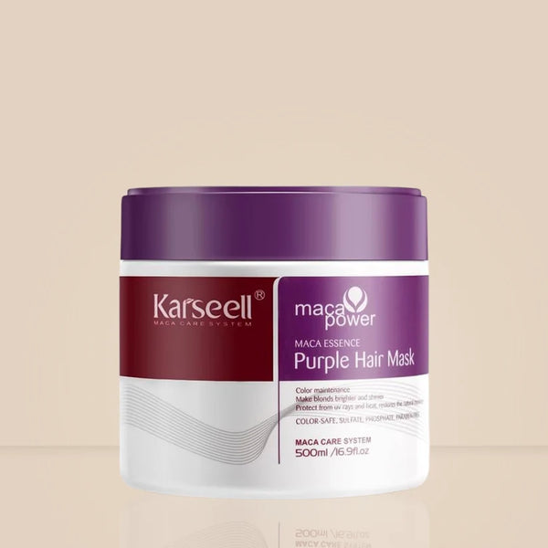 Kit Para Cabelos Loiros - Máscara Roxa Karseell Original 500ml + Brinde Exclusivo