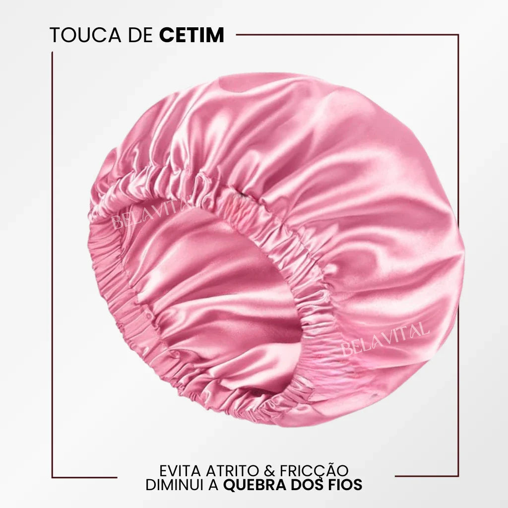 Kit de cuidados completo - Máscara Karseel Original + Óleo Karseell + Touca de Cetim + Manual de uso